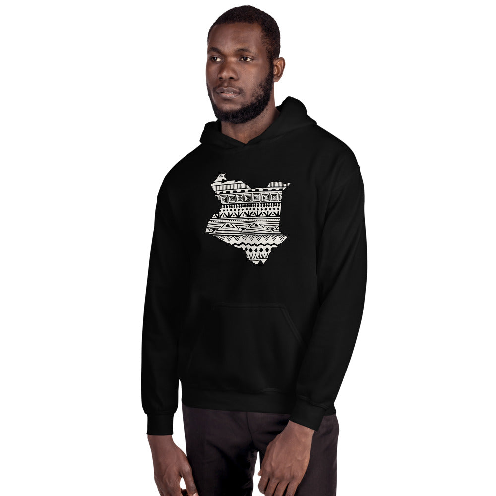 Kenya Map Unisex Hoodie Home Country Pride Gift