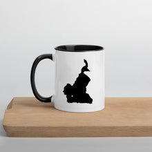 Load image into Gallery viewer, Cameroon Map Coffee Mug with Color Inside - 11 oz