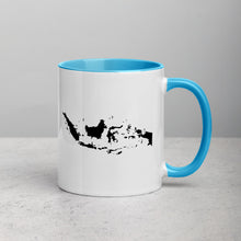 Load image into Gallery viewer, Indonesia Map Coffee Mug with Color Inside - 11 oz