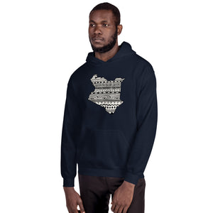 Kenya Map Unisex Hoodie Home Country Pride Gift