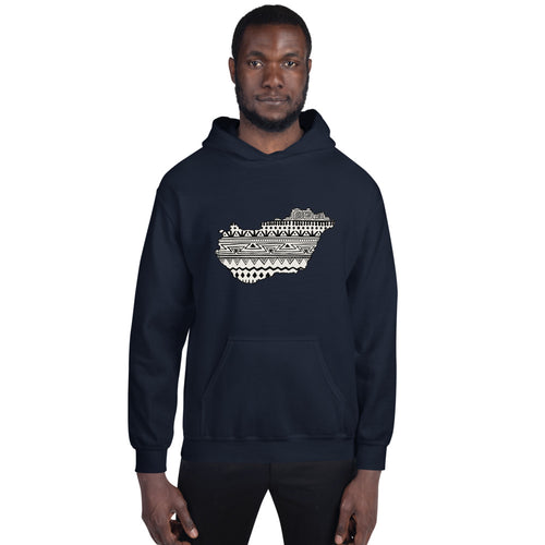 Hungary Map Unisex Hoodie Home Country Pride Gift