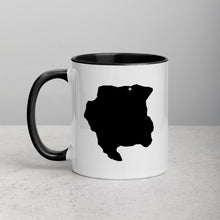 Load image into Gallery viewer, Suriname Map Mug with Color Inside - 11 oz