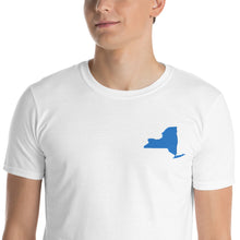 Load image into Gallery viewer, New York Unisex T-Shirt - Blue Embroidery
