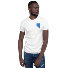 Load image into Gallery viewer, Nevada Unisex T-Shirt - Blue Embroidery