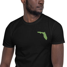Load image into Gallery viewer, Florida Unisex T-Shirt - Green Embroidery