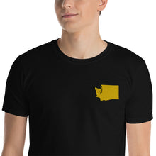 Load image into Gallery viewer, Washington Unisex T-Shirt - Gold Embroidery