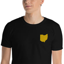 Load image into Gallery viewer, Ohio Unisex T-Shirt - Gold Embroidery