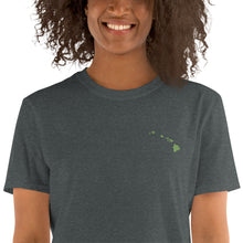 Load image into Gallery viewer, Hawaii Unisex T-Shirt - Green Embroidery