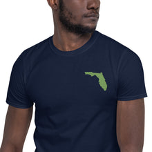 Load image into Gallery viewer, Florida Unisex T-Shirt - Green Embroidery