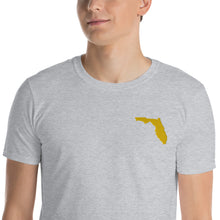Load image into Gallery viewer, Florida Unisex T-Shirt - Gold Embroidery