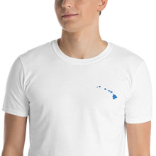Load image into Gallery viewer, Hawaii Unisex T-Shirt - Blue Embroidery