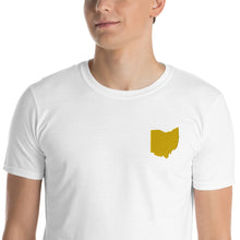 Load image into Gallery viewer, Ohio Unisex T-Shirt - Gold Embroidery