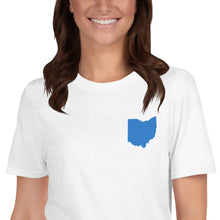 Load image into Gallery viewer, Ohio Unisex T-Shirt - Blue Embroidery