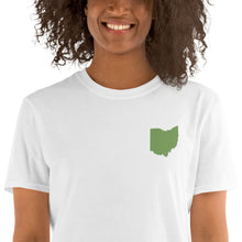 Load image into Gallery viewer, Ohio Unisex T-Shirt - Green Embroidery